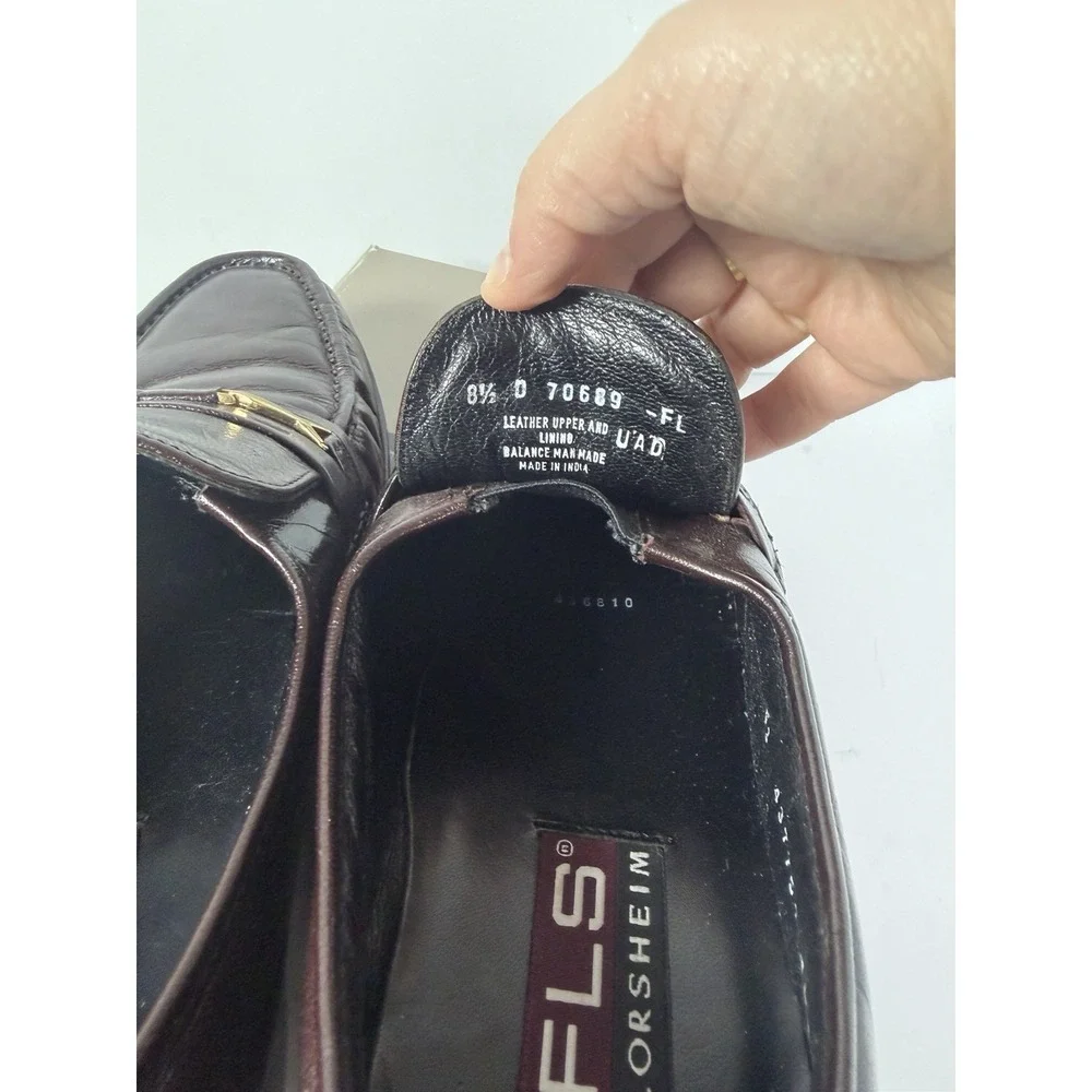Florsheim Men's Brown FLS Leather Loafers Shoes Size 8.5 D Slip On 70689